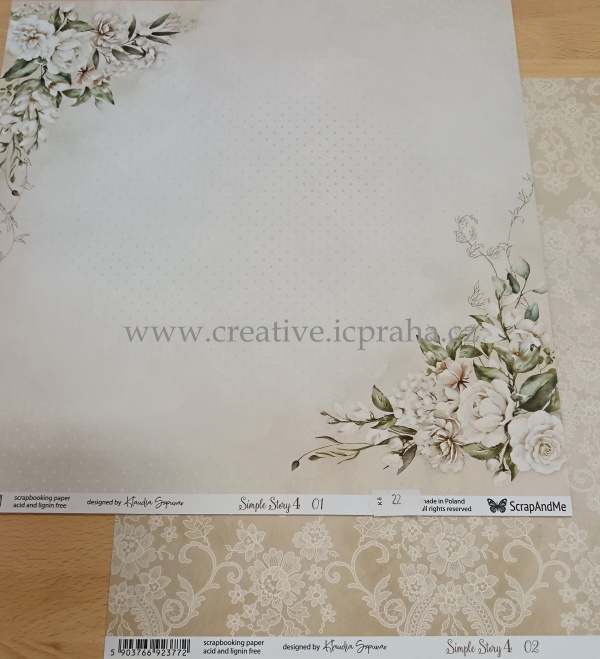 ScrapAndMe SimpleStory4  01/02 30.5x30.5cm 250g/m2